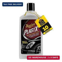 Meguiar’s PlastX Clear Plastic Polish, Fast & Easy Clear Plastic Restorer for He