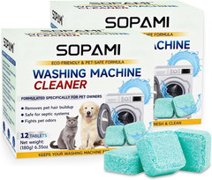 Washing Machine Cleaner Tablets 24-Pack (12 Month Supply) for He/Top/Front Load