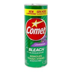 Comet Cleanser Powder with Bleach – Lavender Scent, 21oz (595g)