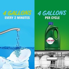 Complete Dishwasher Detergent Liquid Gel Dish Detergent Dish Soap Fresh 120fl oz