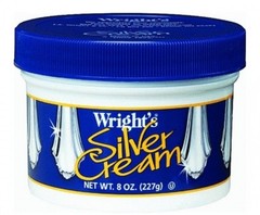 SILVER CREAM PinK POLISH PASTE cleaner Sterling Flatware & Jewelry Wright’s 014