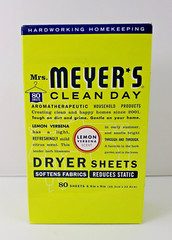 Mrs. Meyer’s Clean Day Dryer Sheets Lemon Verbena Scent 80 Paper Sheets