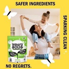 Dishwasher Detergent Pods – Citrus – 45ct: Dye-Free, Paraben-Free