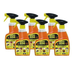 Goo Gone Spray Gel Cleaner, Citrus Scent, 12 oz Spray Bottle, 6/Carton