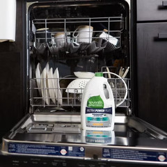 2 Pack Seventh Generation Power+ Dishwasher Detergent Gel Fresh Citrus, 65 fl oz