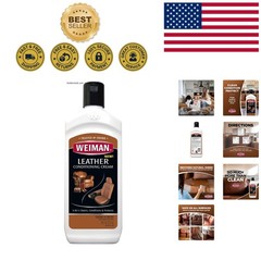 Moisturizing Leather Cleaner & Conditioner – Ideal for Furniture, Shoes & More