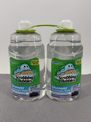 Scrubbing Bubbles Automatic Shower Cleaner Refill 2 Pack Refreshing Spa 34oz NOS