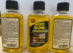 Set of 3 GOO GONE 3 OZ BOTTLE Automotive Safe for A variety of Cars Surfaces