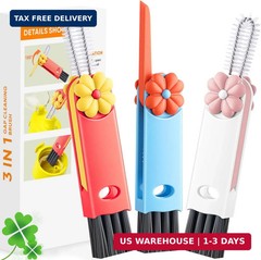 3 in 1 Cup Lid Cleaning Brush, Multifunctional Gap Cleaning Brush, Home Kitchen