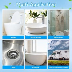 36 Refills Disposable Bowl Bulk Fresh Flushable Refills for Bathroom Brush Su…