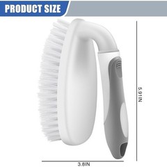 Heavy Duty Cleaning Brush Ergonomic Grip Non Slip Durable Bristles Easy Storage