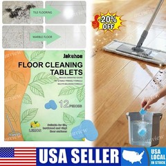 12pc Floor Cleaning Solution Tablet, Deep Cleans for Multiple Floors,lemon Scent