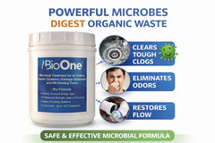 BioOne Septic Drain Treatment Dry 2lb 6 Pack 600 Treatments B1DRY Commercial