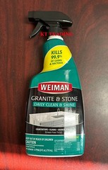 Weiman GRANITE & STONE Streak-Free CLEANER POLISH Marble Tile Floor 24oz Spray