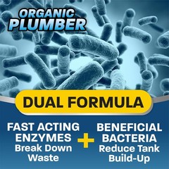 Septic Tank Cleaner Treatment, Bacteria x Natural Enzyme Flushable Bio Tabs, …