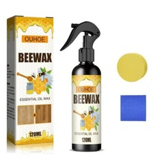 3× Natural Bee Wax Furniture Polish Spray w/ Tool Micro-Molecularized Beeswax US
