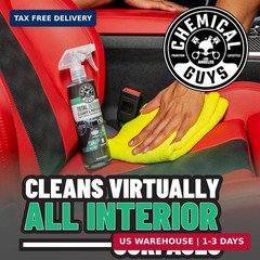 Chemical Guys, Total Interior Cleaner & Protectant, New Car Scent, 16 oz | Clean