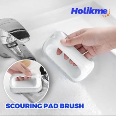 Holikme 6 Pack Dish Brush with Handle Kitchen Cleaning Brush Set for Pot, Pan, K