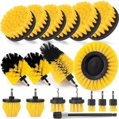 18 Pack Drill Brush Attachment Set, Power Cleaning Scrub Brushes for Drill, E…