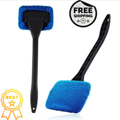 1PCS Car Windshield Cleaning Tool Microfiber Glass Cleaner Brush Wiper 🚗✨