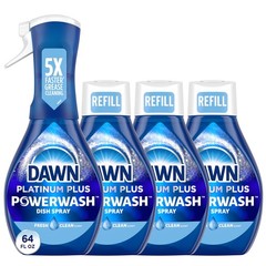 Dawn Platinum Powerwash Dish Spray, Dish Soap Liquid, Fresh Scent Bundle 1 Spray