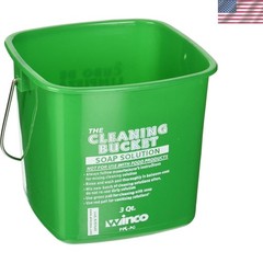 PPL-3G Cleaning Bucket, 3-Quart, Green Soap Solution