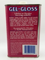 Gel Gloss Original Formula Cleaner And Polish 16 oz. Fiberglass & More New