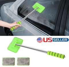 3× Car Extendable Handle Windshield Cleaner Telescopic Glass Wiper Cleaning Tool