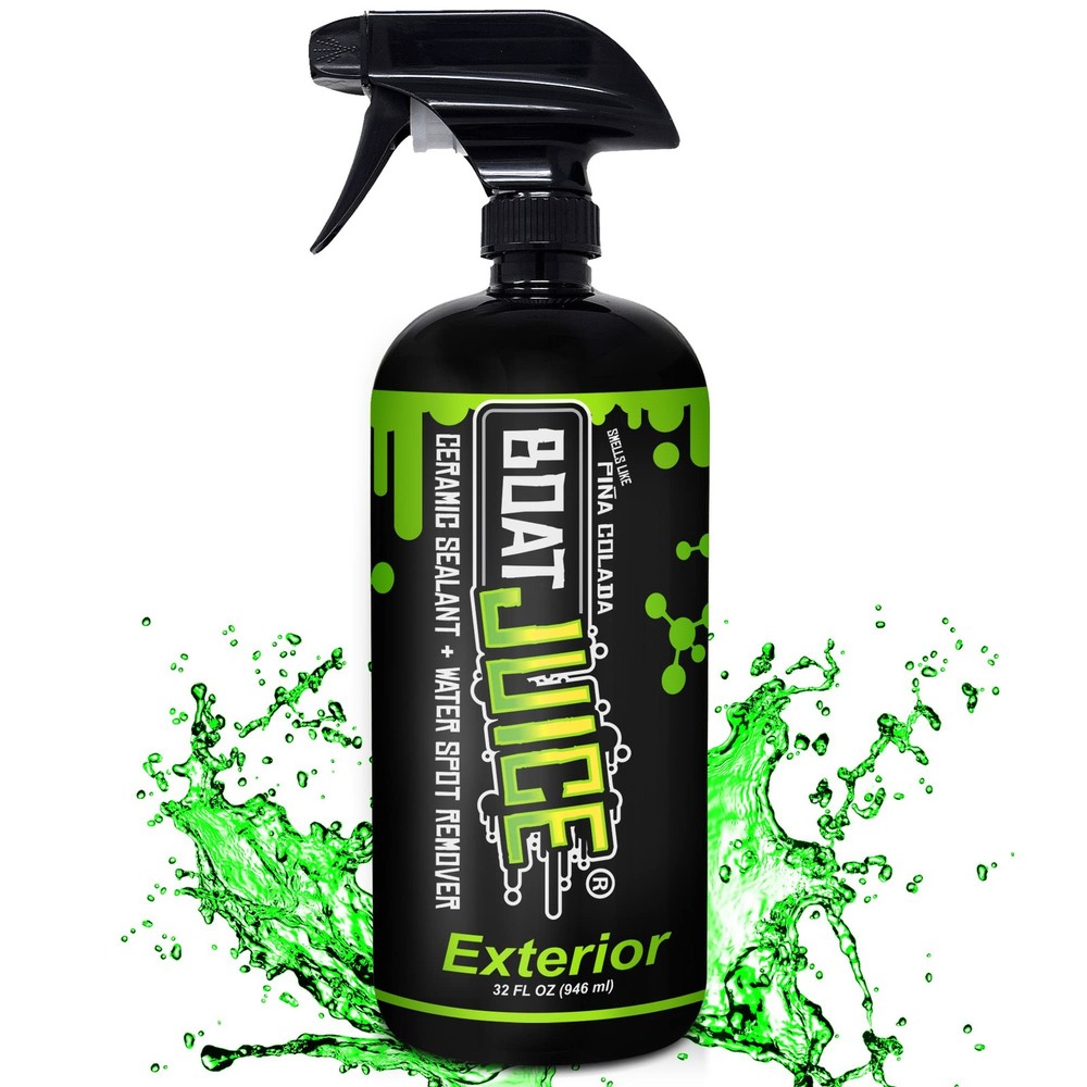 Boat Juice 2in1 Exterior Boat Cleaner & Protectant Spray | Water Spot Remover…