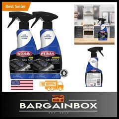 2-Pack Heavy-Duty Cleaner for Gas Ranges & Stovetops – 24 oz. with Towel