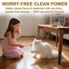 200X Concentrated Floor Cleaning Solution for All Robot Vacuum and Mop, Wet D…