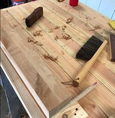 Dustpan Bench Woodworking Brush-USA 13 inch Horsehair Brushes are Used for Co…