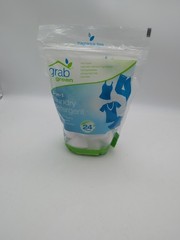 Grab Green Laundry Detergent Fragrance Free 24 Loads (15.2 oz) Pack