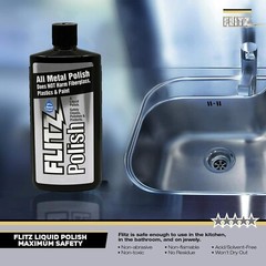 FLITZ All Metal Polish 1 Gallon/128 fl oz Liquid Formula (SEE VIDEO)