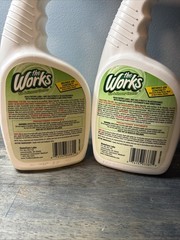 THE WORKS Tub Shower Cleaner Trigger Spray 32 oz Soap Scum Rust 1 Full, 1 Used