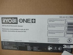 Brand New RYOBI 18V PSP02 PSP02BTL ONE+ CORDLESS ELECTROSTATIC SPRAY TOOL ONLY
