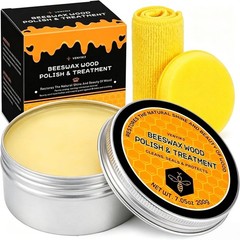 Beeswax Wood Polish & Conditioner – Revitalize Dull Wood & Protect Surfaces