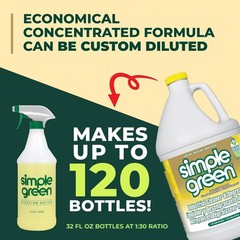 Eco-Friendly Lemon Scent Industrial Cleaner, 128 Fl Oz – Non-Toxic Formula