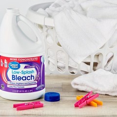 (3 pack) Great Value Low Splash Bleach, Lavender Scent, 81 fl oz