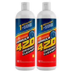 Formula 420 Original Cleaner 12oz 1 Min Rinse Pyrex Glass Metal Ceramic – 2PACK
