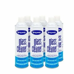Sprayway 19-oz. Glass Cleaner Aerosol Spray – 6 Cans
