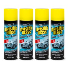 91164-4PK Premium Aerosol Glass Cleaner Spray for Car Windshields and Windows…
