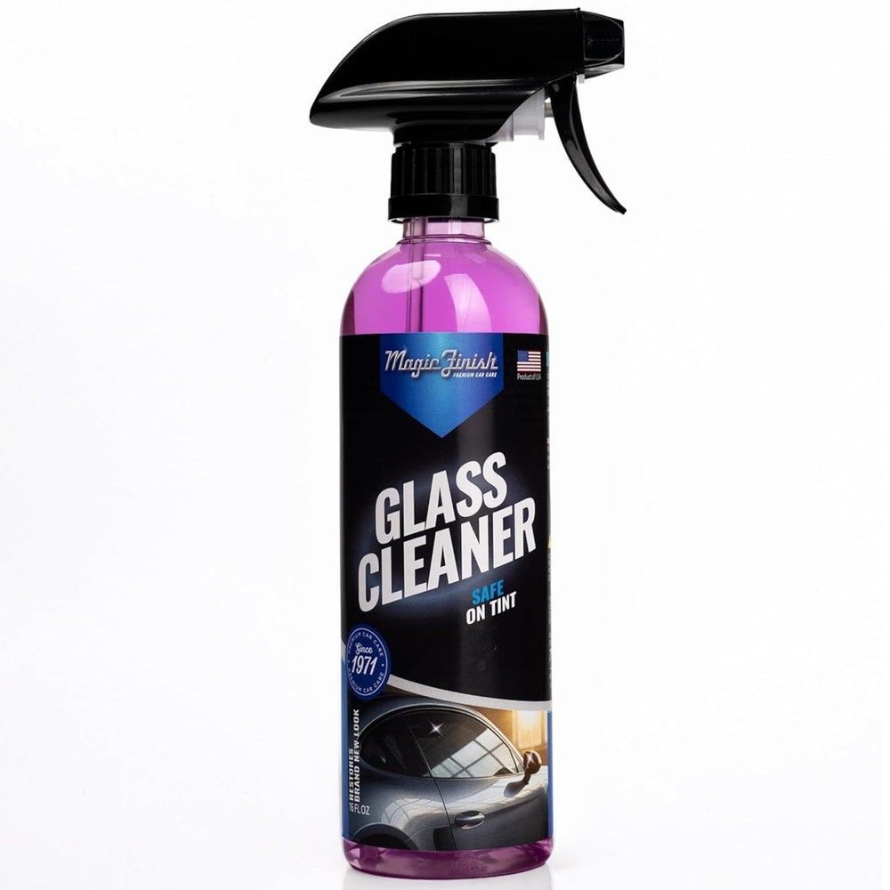 Magic Finish Car Glass Cleaner (16 fl oz) Ammonia Free Window Cleaner Spray for