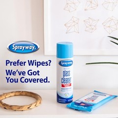 Sprayway Glass Cleaner Foaming Aerosol Spray, 19oz, Pack of 2 FREE SHIPPING