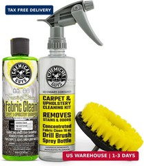 Chemical Guys, Citrus Foaming Fabric & Carpet Cleaner Drill Brush, 16 oz | Lifts