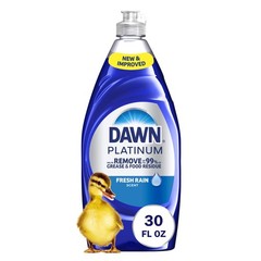 Platinum Dish Soap Fresh Rain Scent Liquid Dishwashing Detergent, Powerful Di…