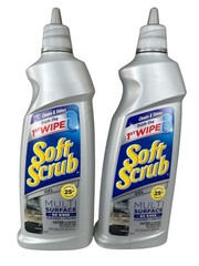 Soft Scrub Multi Surface Gel Cleaner + Polish 18.3 Fl Oz New Pack of 2