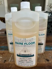 Vintage 1989 Original Bissell Bare Floor Cleaning Formula 3 – 32 Oz Bottles NOS