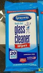 SPRAYWAY World’s Best GLASS CLEANER Windshield Windows Pre-Moistened Wipes