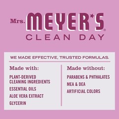Mrs. Meyer’s Liquid Dish Soap Refill, Biodegradable Formula, Peony, 48 fl. oz